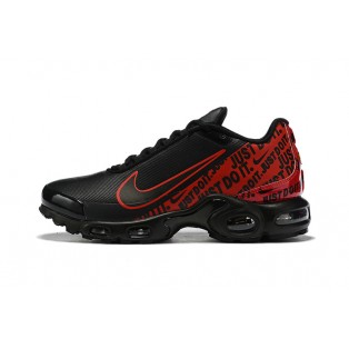 Nike Air Max Plus TN/Tuned Ultra SE Noir/Rouge CJ9697-101 Just Do It Pour Homme