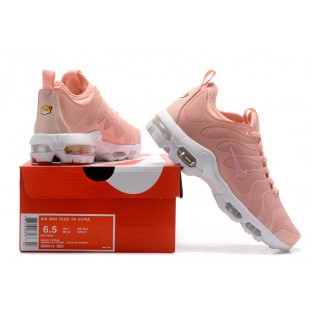 Nike Air Max Plus/Tuned 2017 Ultra Chaussures de Baskets Pas Cher Pour Femme Rose/Blanche 898014-800