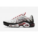 Nike Air Max Plus Tn Requin/Tuned 1 Chaussures Pour Homme Blanc/Noir/Rouge CK9392-100 Pas Cher