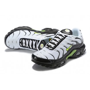 Nike Air Max Plus Tn Requin/Tuned Chaussures Pour Homme Blanc Noir Vert AJ2013-100