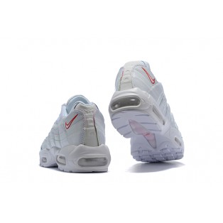 Nike Wmns Air Max 95 Chaussure pour Homme/Femme Blanc Arc en ciel AQ4138-100