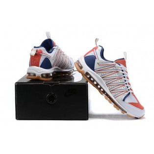 Officiel NIKE AIR MAX 97 HAVEN CLOT Blanc/rouge/bleu Pour Homme