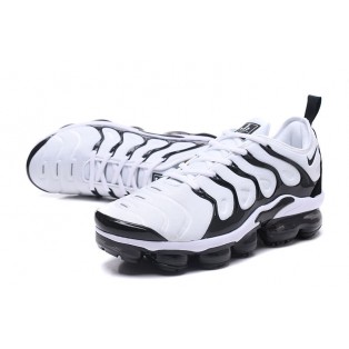 Nike Air Vapormax TN Plus 2018 Noir et blanc chaussures de sport  pour Femme et Homme Pas Cher