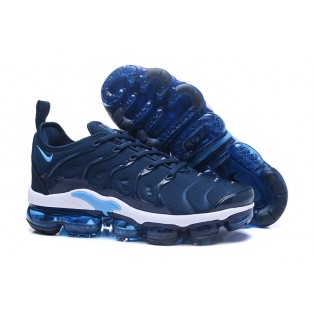 Nike Air Vapormax Plus Bleu et blanc Homme et Femme sneakers chaussures de sport Pas Cher