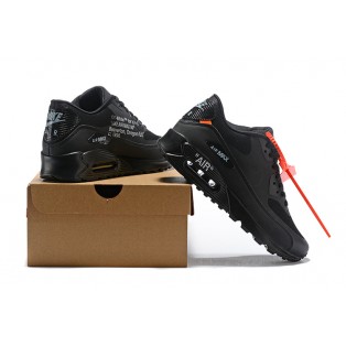 OFFWHITE x Air Max 90 10x Chaussures Nike Nouvelle Pour Homme et Femme Noir