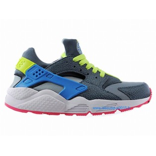 Nike Air Huarache GS - Nike Sportswear Nouvelle Chaussure Pour Femme Bleu/Gris 654275-002
