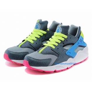 Nike Air Huarache GS - Nike Sportswear Nouvelle Chaussure Pour Femme Bleu/Gris 654275-002
