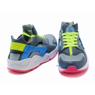 Nike Air Huarache GS - Nike Sportswear Nouvelle Chaussure Pour Femme Bleu/Gris 654275-002