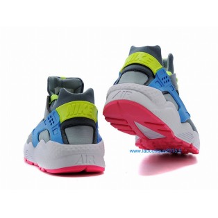 Nike Air Huarache GS - Nike Sportswear Nouvelle Chaussure Pour Femme Bleu/Gris 654275-002