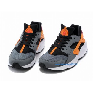 Nike Air Huarache GS - Nike Sportswear Nouvelle Chaussure Pour Femme Gris/Orange 654275-004