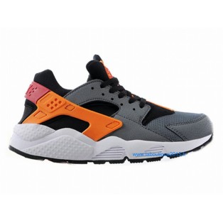 Nike Air Huarache GS - Nike Sportswear Nouvelle Chaussure Pour Femme Gris/Orange 654275-004