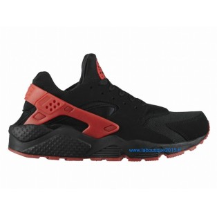 Nike Air Huarache GS - Nike Sportswear Nouvelle Chaussure Pour Femme Noir/University Rouge 700878-006G