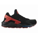 Nike Air Huarache GS - Nike Sportswear Nouvelle Chaussure Pour Femme Noir/University Rouge 700878-006G