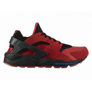 Nike Air Huarache GS - Nike Sportswear Nouvelle Chaussure Pour Femme Noir/University Rouge 700878-006G