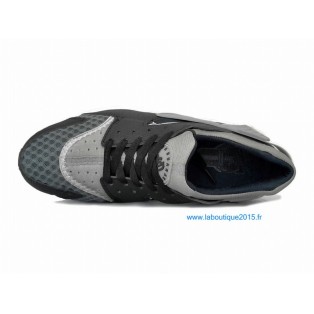 Nike Air Huarache GS - Nike Sportswear Nouvelle Chaussure Pour Femme Noir/Wolf Gris-Dark Gris-Blanc 654275-001