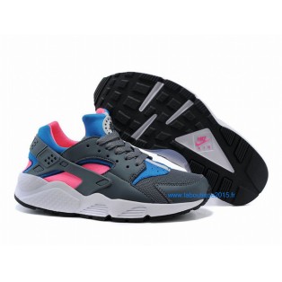 Nike Air Huarache GS - Nike Sportswear Nouvelle Chaussure Pour Femme Rose/Gris/Bleu 634835-036