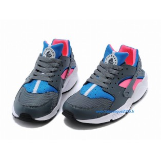Nike Air Huarache GS - Nike Sportswear Nouvelle Chaussure Pour Femme Rose/Gris/Bleu 634835-036