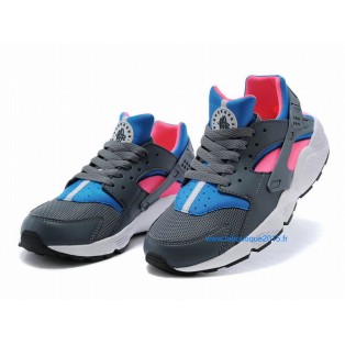 Nike Air Huarache GS - Nike Sportswear Nouvelle Chaussure Pour Femme Rose/Gris/Bleu 634835-036