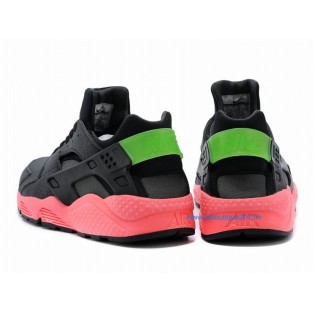 Nike Air Huarache GS - Nike Sportswear Nouvelle Chaussure Pour Femme Rose/Noir 318429-006