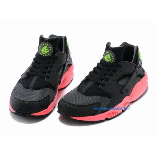 Nike Air Huarache GS - Nike Sportswear Nouvelle Chaussure Pour Femme Rose/Noir 318429-006