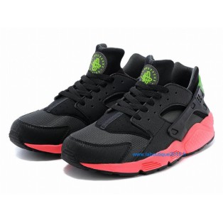 Nike Air Huarache GS - Nike Sportswear Nouvelle Chaussure Pour Femme Rose/Noir 318429-006