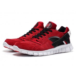 Nike Air Huarache GS Chaussures Pour Femm Rouge/Noir/Blanc