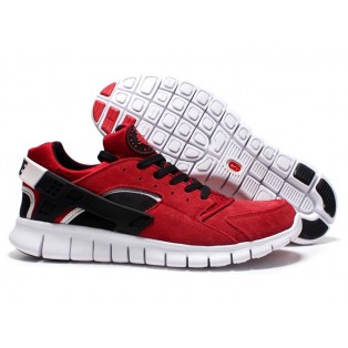 Nike Air Huarache GS Chaussures Pour Femm Rouge/Noir/Blanc