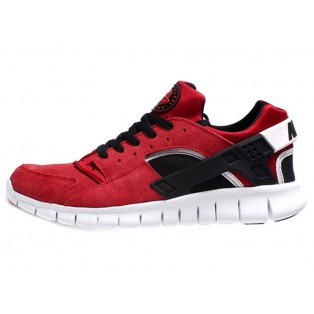 Nike Air Huarache GS Chaussures Pour Femm Rouge/Noir/Blanc