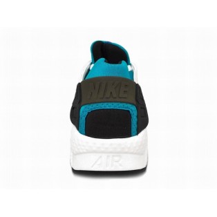 Nike Air Huarache GS Chaussures Pour Femme Blanche/Bleu/Noir