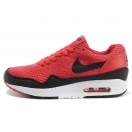 Nike Air Max 1 Chaussures Nike Nouvelle Pour Homme Rouge/Noir-Blanc