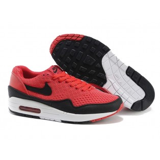 Nike Air Max 1 Chaussures Nike Nouvelle Pour Homme Rouge/Noir-Blanc