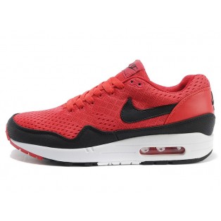 Nike Air Max 1 Chaussures Nike Nouvelle Pour Homme Rouge/Noir-Blanc