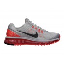 Nike Air Max 2013 Chaussure de Running Pour Femme Wmns/GS Argent/Rouge 555363-008