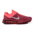 Nike Air Max 2013 Chaussure de Running Pour Femme Wmns/GS Dark Rouge/Pink 555363-606