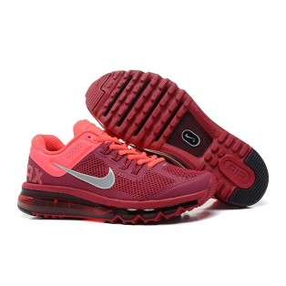 Nike Air Max 2013 Chaussure de Running Pour Femme Wmns/GS Dark Rouge/Pink 555363-606