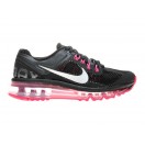 Nike Air Max 2013 Chaussure de Running Pour Femme Wmns/GS Noir/Pink 555753-001