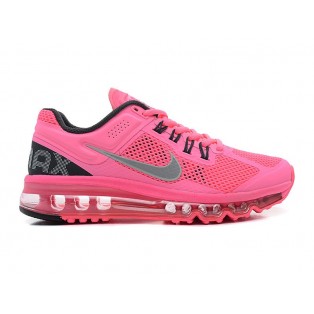 Nike Air Max 2013 Chaussure de Running Pour Femme Wmns/GS Rose/Noir 555363-602