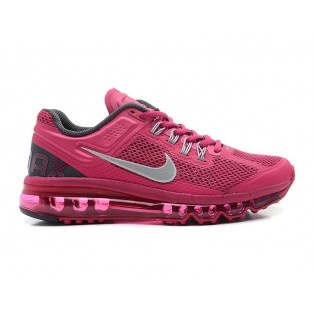 Nike Air Max 2013 Chaussure de Running Pour Femme Wmns/GS Rose/Noir 555363-602