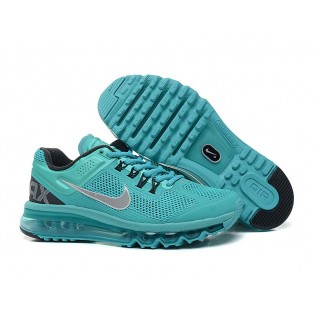 Nike Air Max 2013 Chaussure de Running Pour Femme Wmns/GS Vert/Noir 555363-301
