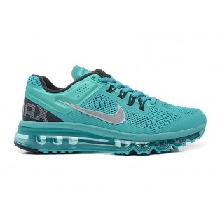 Nike Air Max 2013 Chaussure de Running Pour Femme Wmns/GS Vert/Noir 555363-301