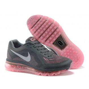 Nike Air Max 2014 GS Chaussures de Running Pour Femme Gris/Zinzolin