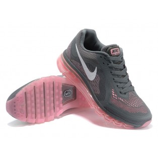 Nike Air Max 2014 GS Chaussures de Running Pour Femme Gris/Zinzolin