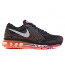 Nike Air Max 2014 GS Chaussures de Running Pour Femme Noir/Rouge 621078--015