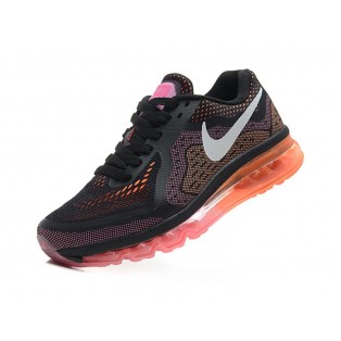 Nike Air Max 2014 GS Chaussures de Running Pour Femme Noir/Rouge 621078--015