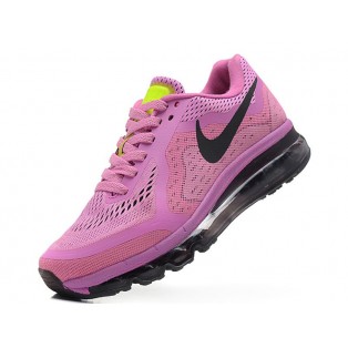 Nike Air Max 2014 GS Chaussures de Running Pour Femme Pourpre/Noir 621078-500