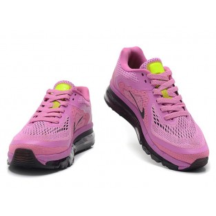Nike Air Max 2014 GS Chaussures de Running Pour Femme Pourpre/Noir 621078-500