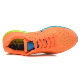 Nike Air Max 2014 GS Chaussures de Running Pour Femme Roux/Noir Bleu/Jaune 621078-804