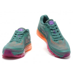 Nike Air Max 2014 GS Chaussures de Running Pour Femme Vert/Noir 621078-305