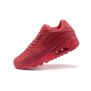 Nike Air Max 90 Hyperfuse USA/GS Chaussures Nike Nouvelle Pour Femme Bourgogne 613840-220