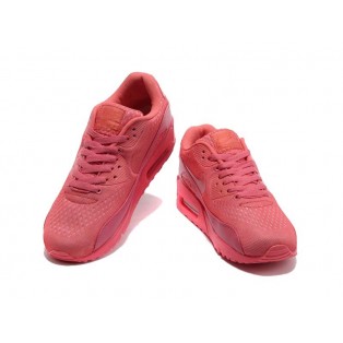 Nike Air Max 90 Hyperfuse USA/GS Chaussures Nike Nouvelle Pour Femme Bourgogne 613840-220